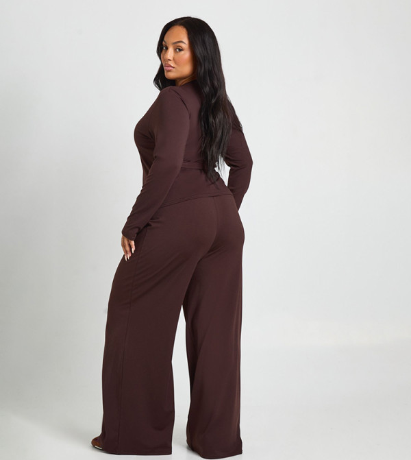 boohoo  Co-Ord Sets - Brown Co-Ord Sets