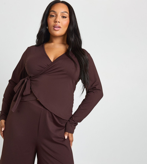 boohoo  Co-Ord Sets - Brown Co-Ord Sets