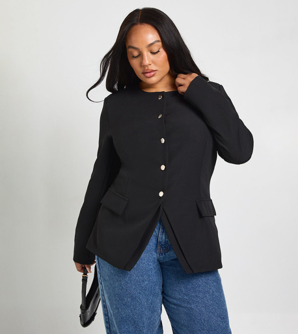 boohoo  Jackets & Coats - Black Jackets & Coats