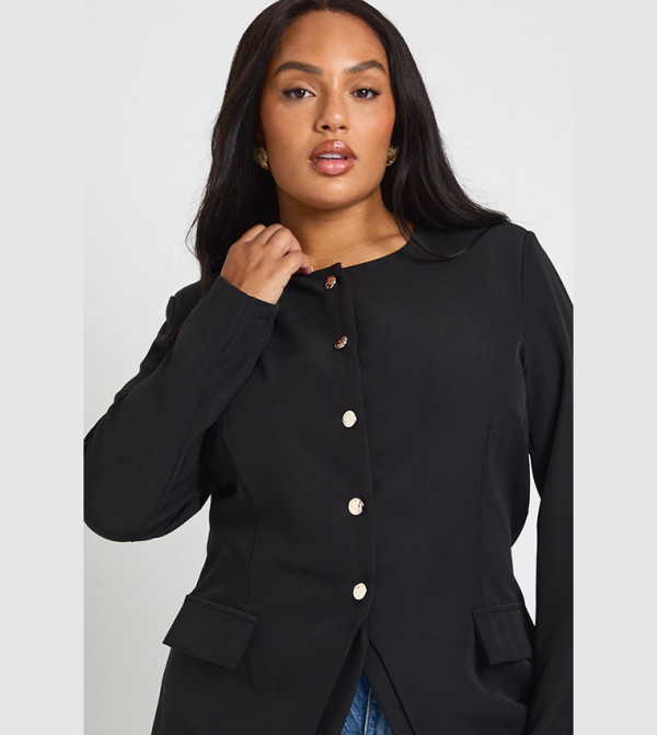 boohoo  Jackets & Coats - Black Jackets & Coats