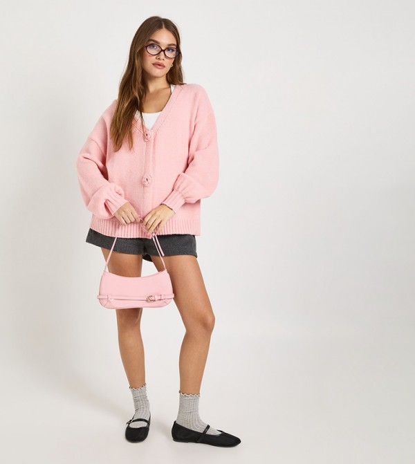 boohoo Sweaters & Cardigans - Pink Cardigans