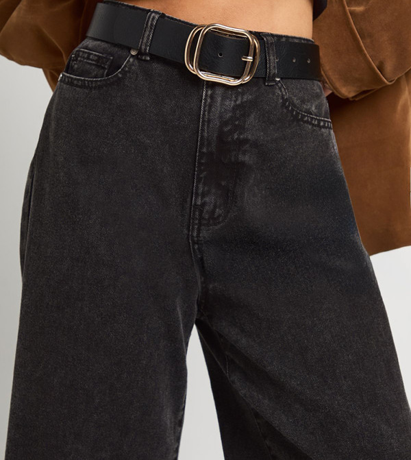 boohoo  Belts - Black Non Leather Belts