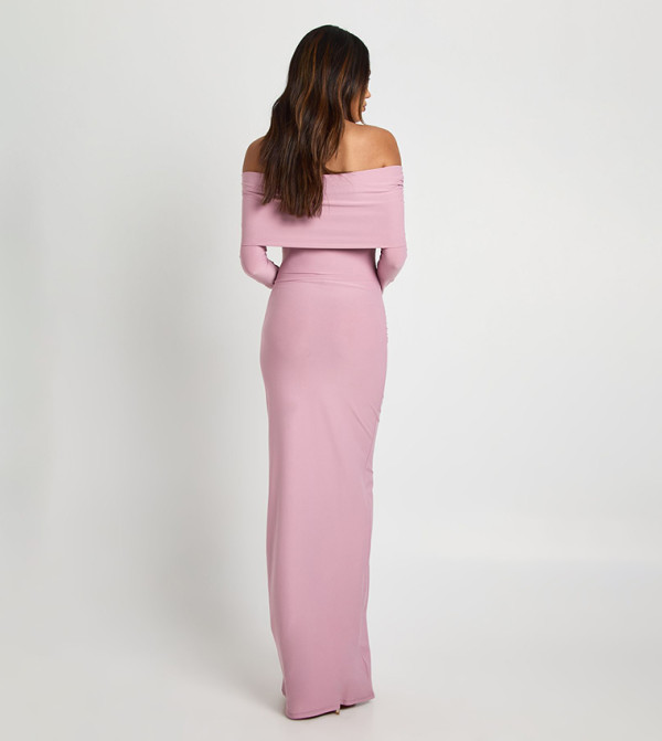 بوهو  ملابس حوامل - موف  فساتين