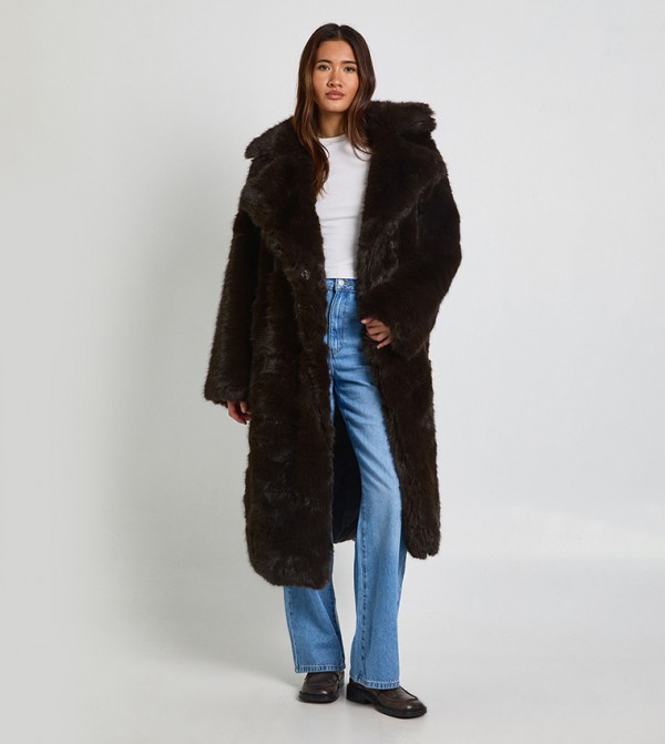 بوهو  جاكيتات ومعاطف - بني  معاطف