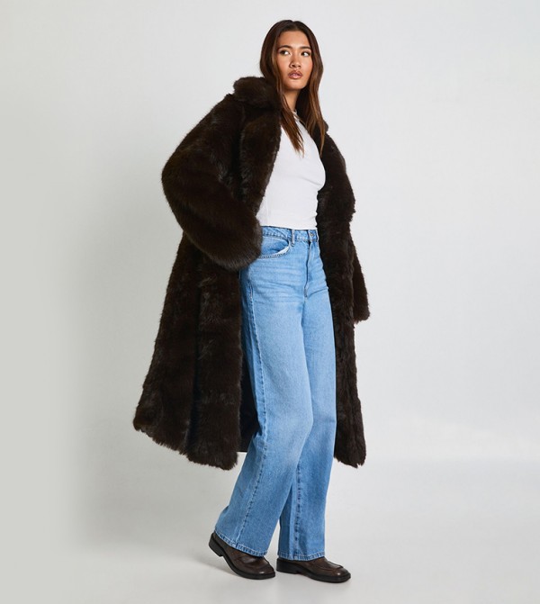 بوهو  جاكيتات ومعاطف - بني  معاطف