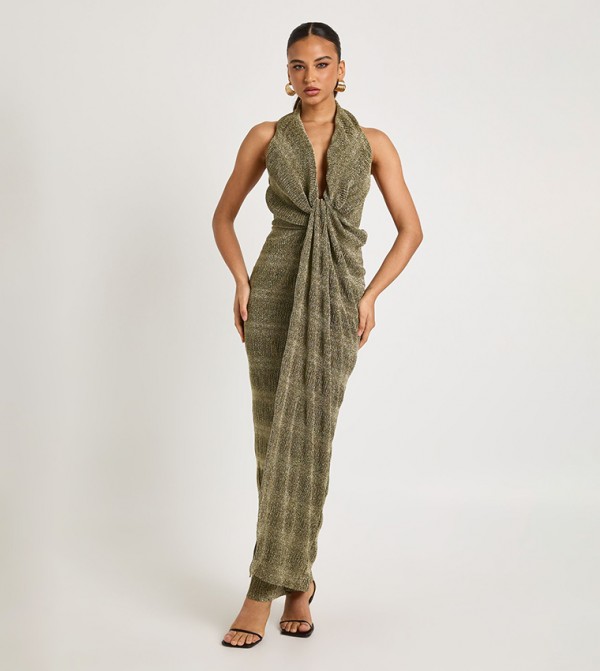 boohoo  Dresses - Gold Maxi Dresses