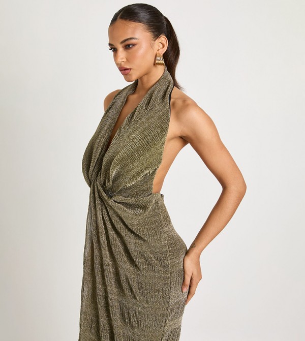 boohoo  Dresses - Gold Maxi Dresses