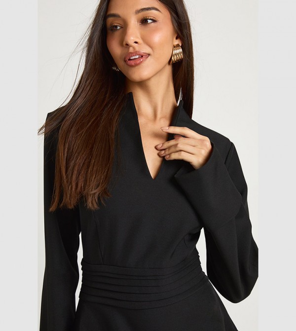 بوهو  فساتين - أسود Mini Dresses