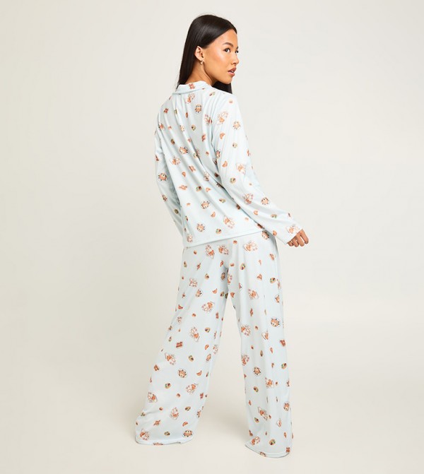 بوهو ملابس - أزرق Pyjama Set