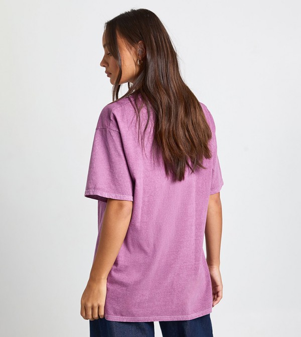 بوهو ملابس - بنفسجي Short Sleeve T-Shirts