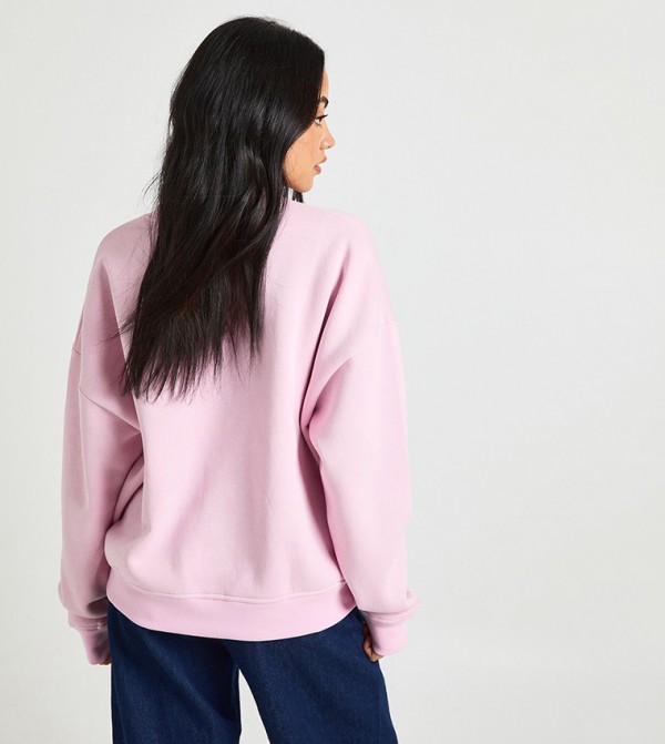 بوهو  سويتشيرت - وردي بلوزات