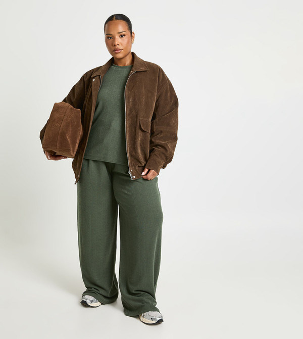boohoo  Co-Ord Sets - Khaki Co-Ord Sets