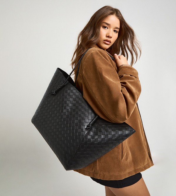 boohoo boohoo - Black Tote Bags