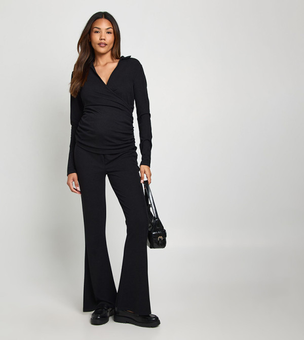 boohoo  Clothing - Black Tops & T-shirts