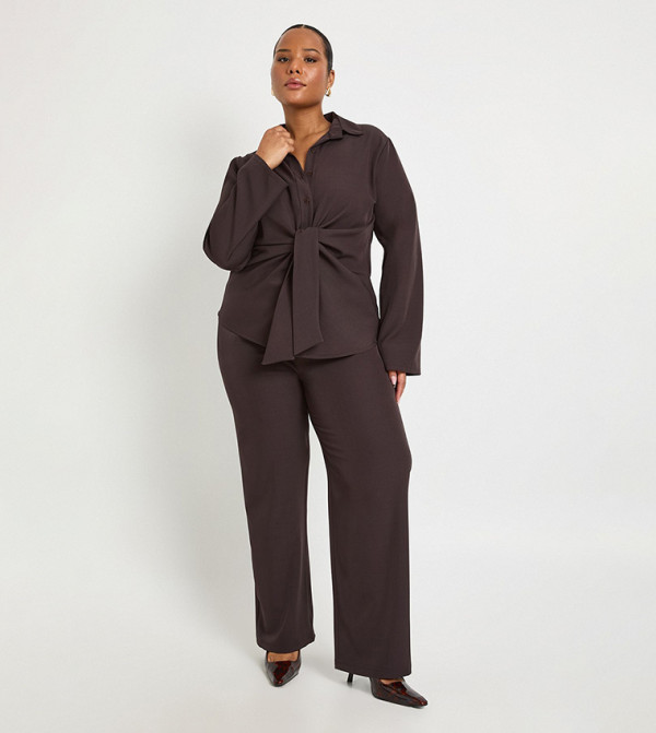 boohoo  Co-Ord Sets - Brown Co-Ord Sets