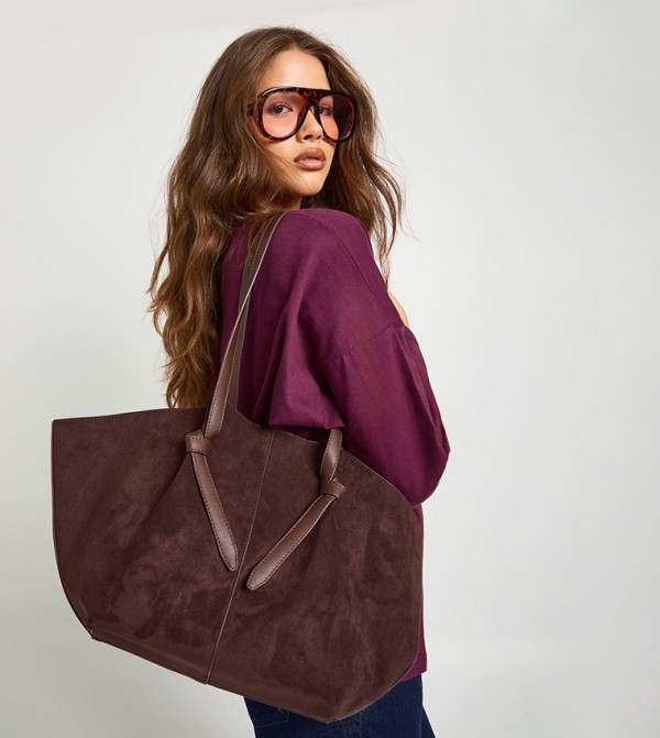 boohoo Bags - Brown Tote Bags