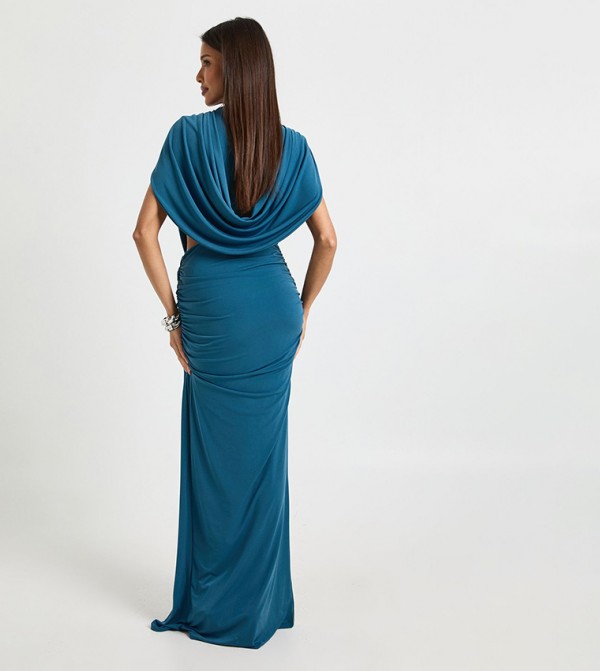 boohoo Dresses - Teal Maxi Dresses