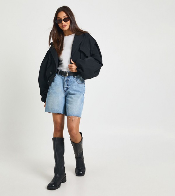 بوهو جاكيتات ومعاطف - أسود جاكيتات كاجوال