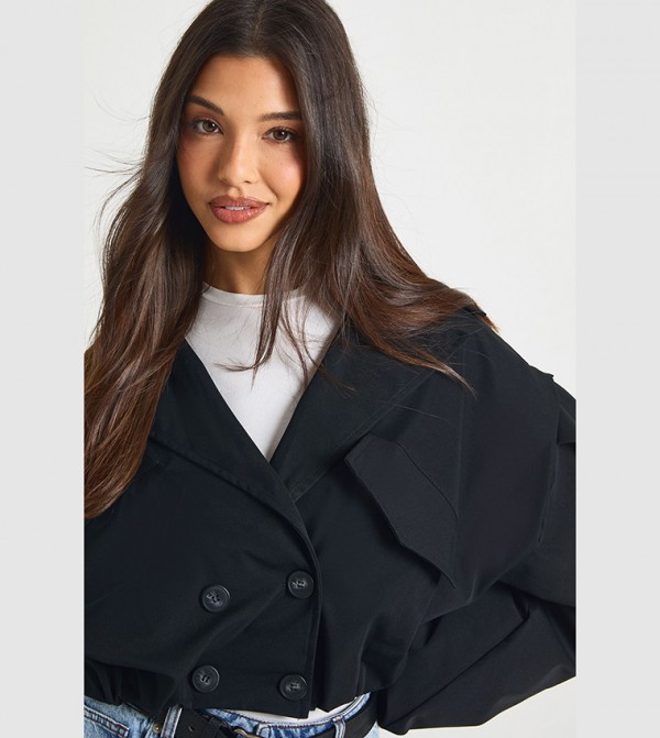 بوهو جاكيتات ومعاطف - أسود جاكيتات كاجوال