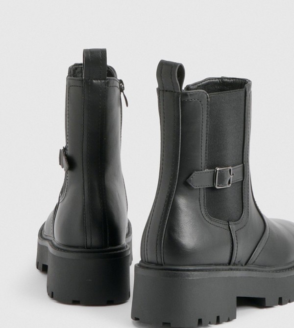 boohoo Boots - Black Ankle length Boots