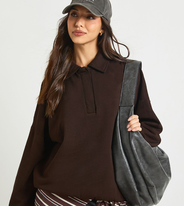 بوهو travel-ready - بني بلوزات