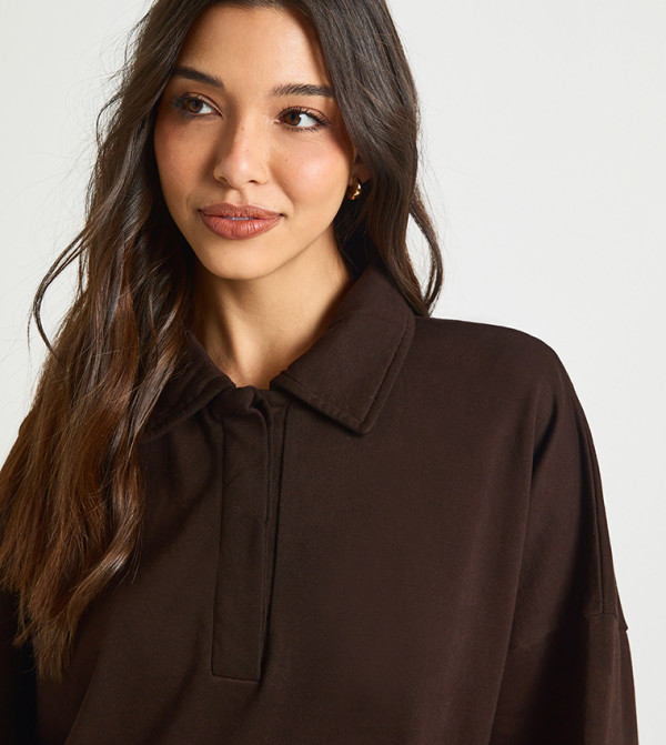 بوهو travel-ready - بني بلوزات