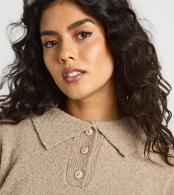 بوهو  أطقم ملابس - بيج Co-Ord Set