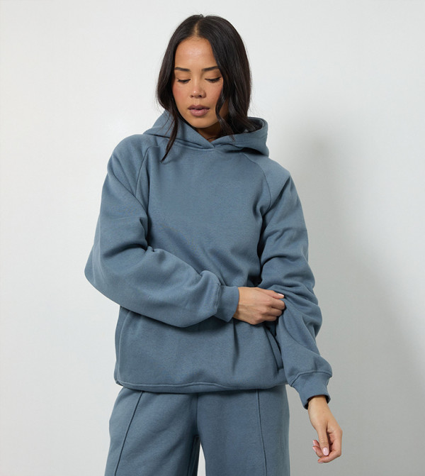 بوهو  هودي - رمادي هودي