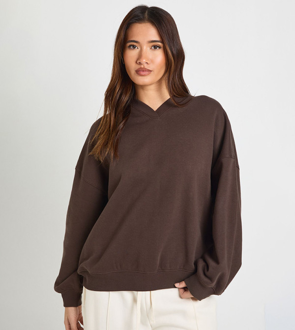 boohoo boohoo - Brown Sweatshirts