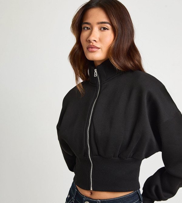 boohoo  Clothing - Black Casual Jackets