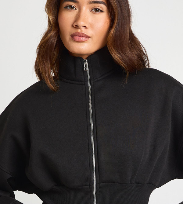 boohoo  Clothing - Black Casual Jackets