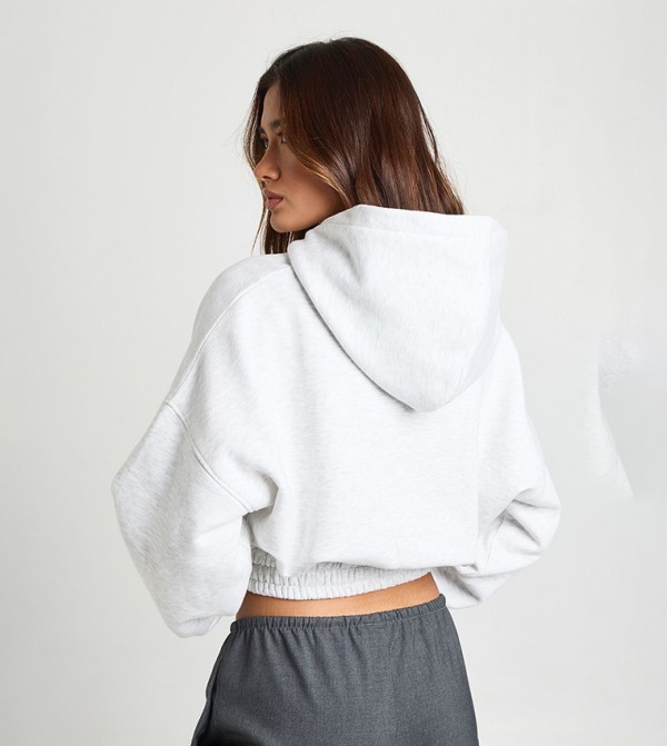 boohoo  - Ash Grey Hoodies