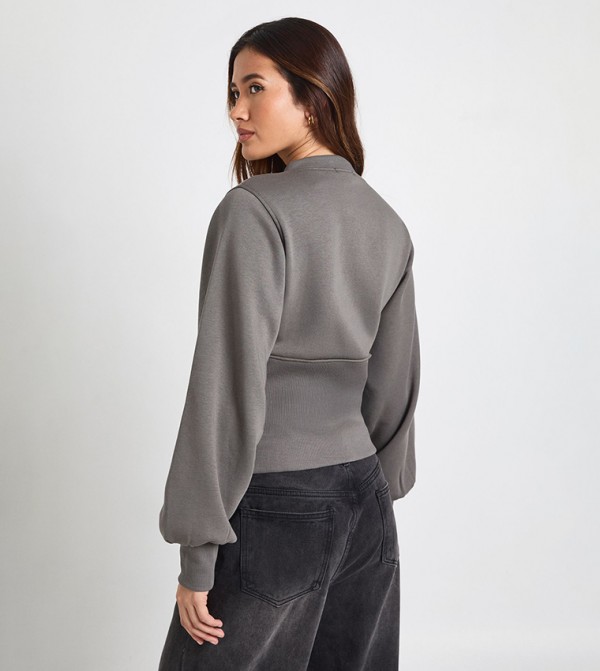 boohoo  Clothing - Grey Sweatshirts