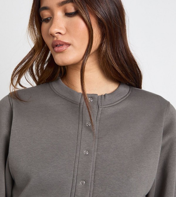 boohoo  Clothing - Grey Sweatshirts
