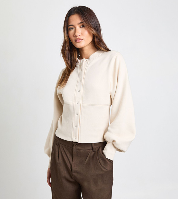 boohoo  Hoodies & Sweatshirts - Beige Sweatshirts