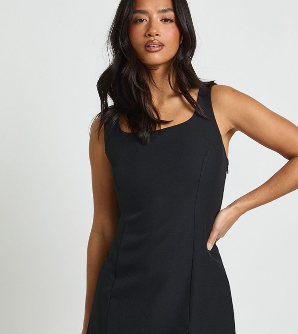 بوهو  فساتين - أسود Mini Dresses