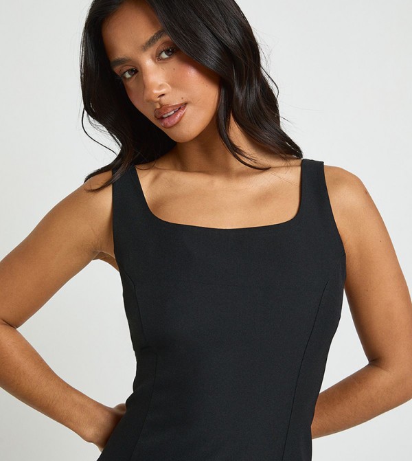 بوهو  فساتين - أسود Mini Dresses