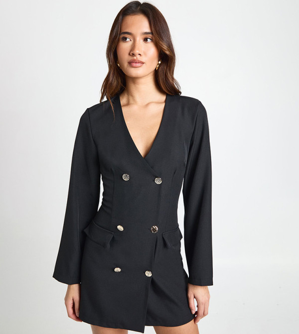 boohoo  - Black Mini Dresses