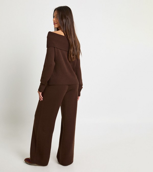 boohoo  Clothing - Brown Co-Ord Set