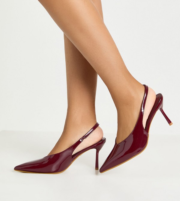 boohoo  Shoes - Burgundy Pumps