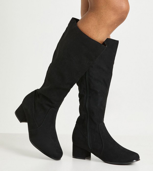 boohoo  Shoes - Black Knee length Boots