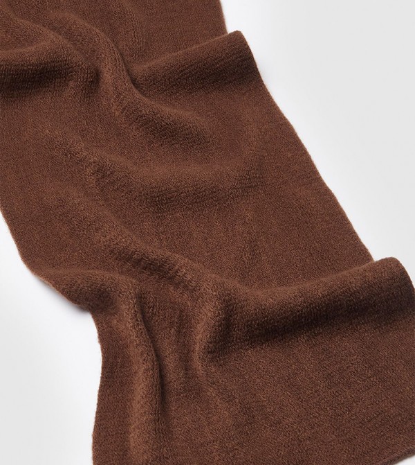 boohoo Scarves - Brown Woven Scarves