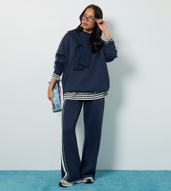 بوهو ملابس - كحلي بلوزات