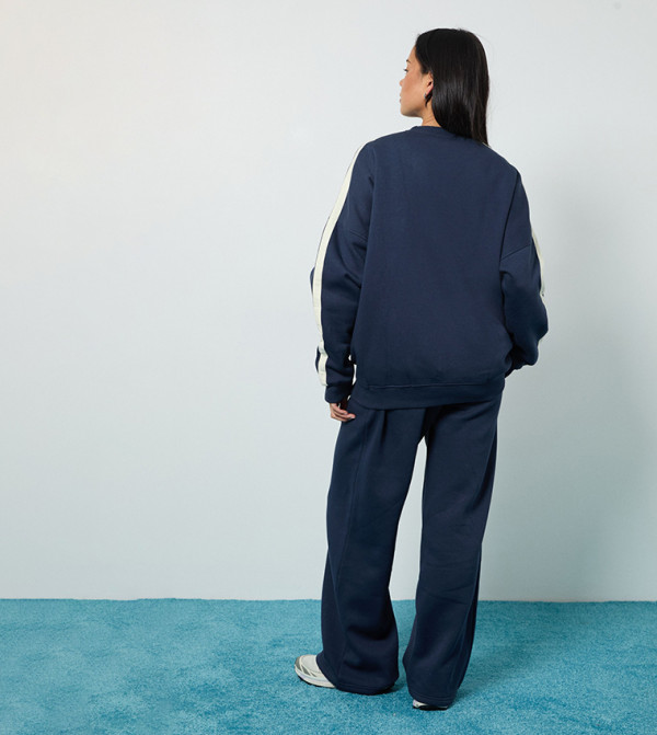 boohoo  Sweatpants - Navy Sweatpants