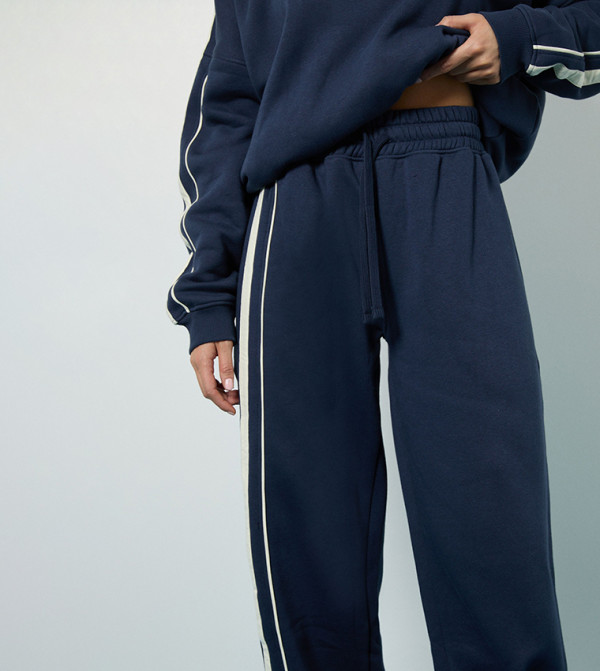 boohoo  Sweatpants - Navy Sweatpants