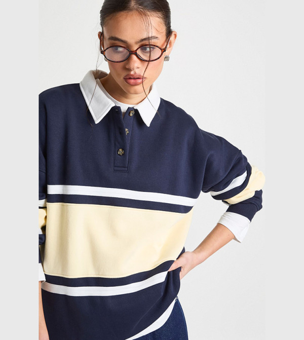 boohoo boohoo - Navy Sweatshirts