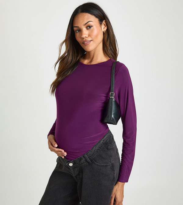 boohoo  Clothing - Purple Tops & T-shirts