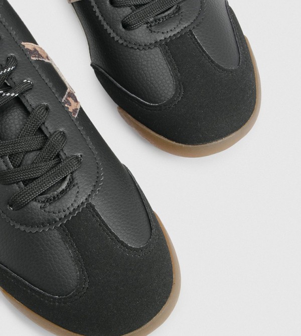 بوهو أحذية سنيكرز - أسود أحذية برقبة منخفضة