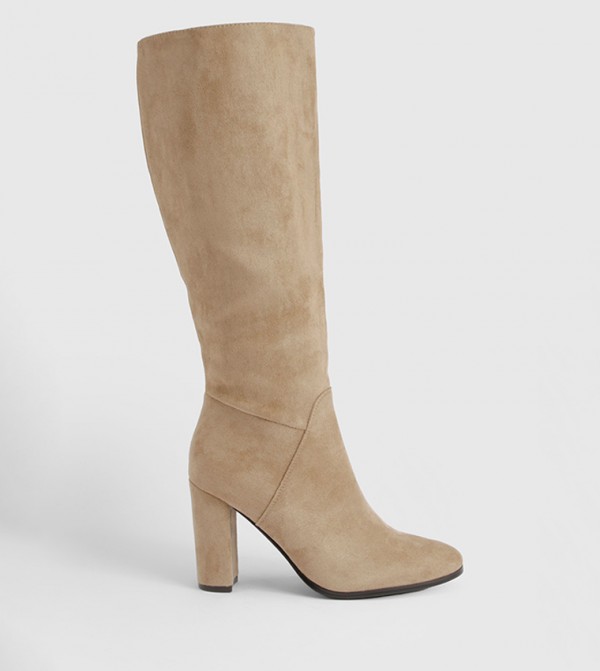 boohoo Shoes - Beige Knee length Boots