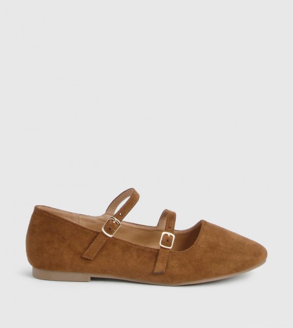 boohoo  Shoes - Brown Mary Janes